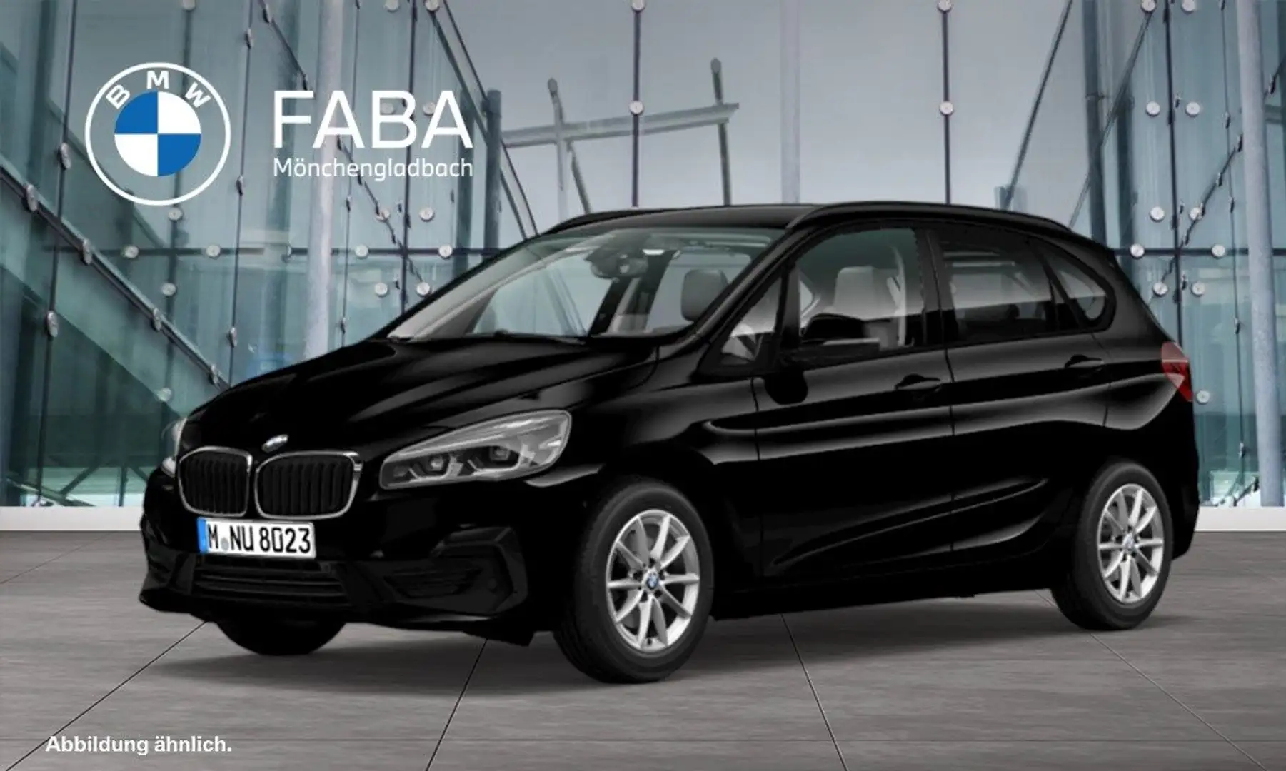 BMW 216 d Active Tourer Advantage Head-Up HiFi DAB Schwarz - 1