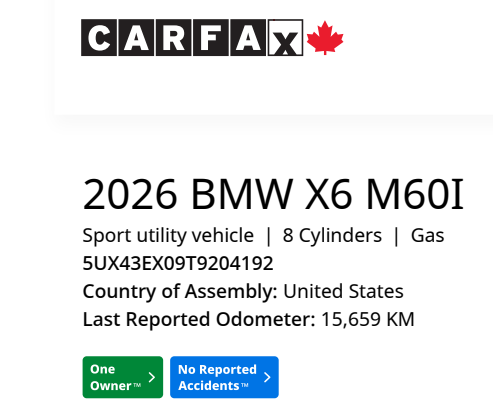 2026 BMW X6