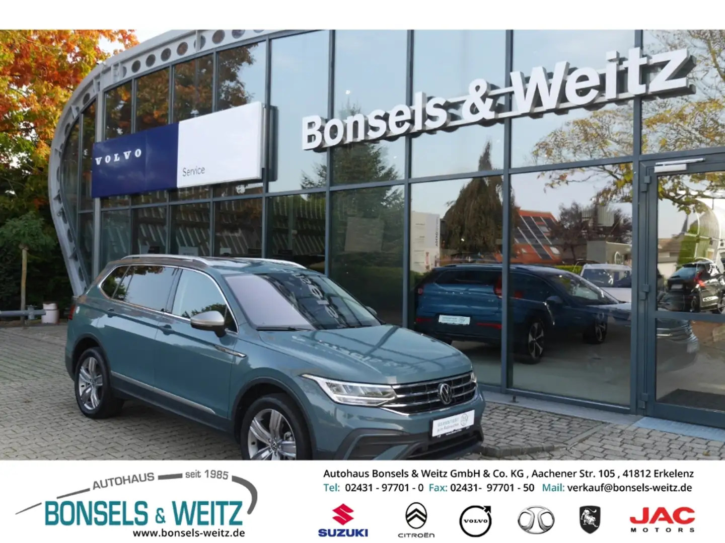 Volkswagen Tiguan Allspace 2.0 TDI LIFE HUD Navi Digitales Cockpit LED ACC El Azul - 1