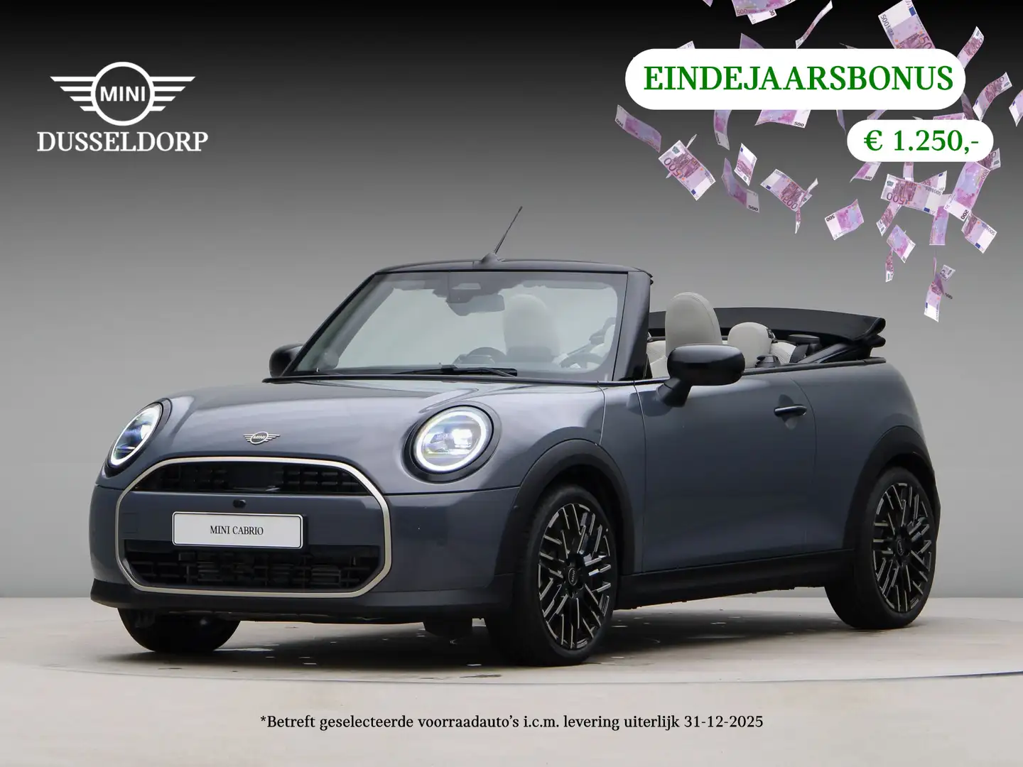 MINI Cooper C Cabrio Favoured Pakket XL PRIVATE LEASE EUR 789,- (48 mnd Grau - 1
