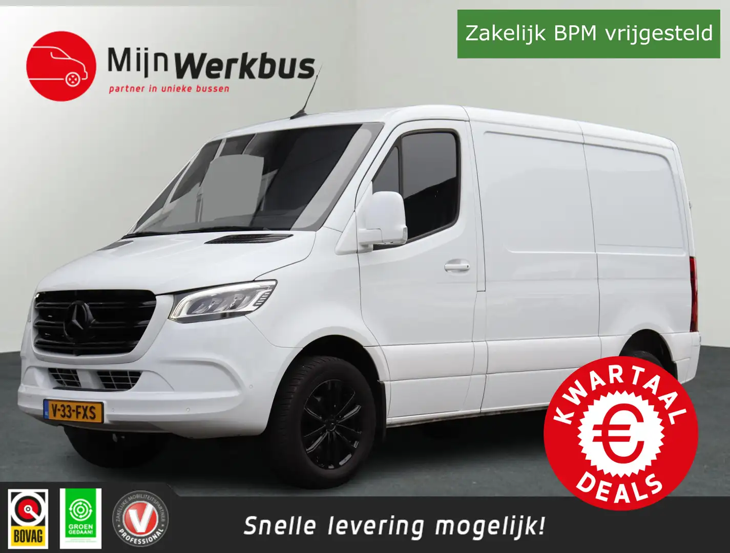 Mercedes-Benz Sprinter 317 1.9 CDI L1H1 RWD | 360° Camera | Trekhaak | Cr Blanc - 1