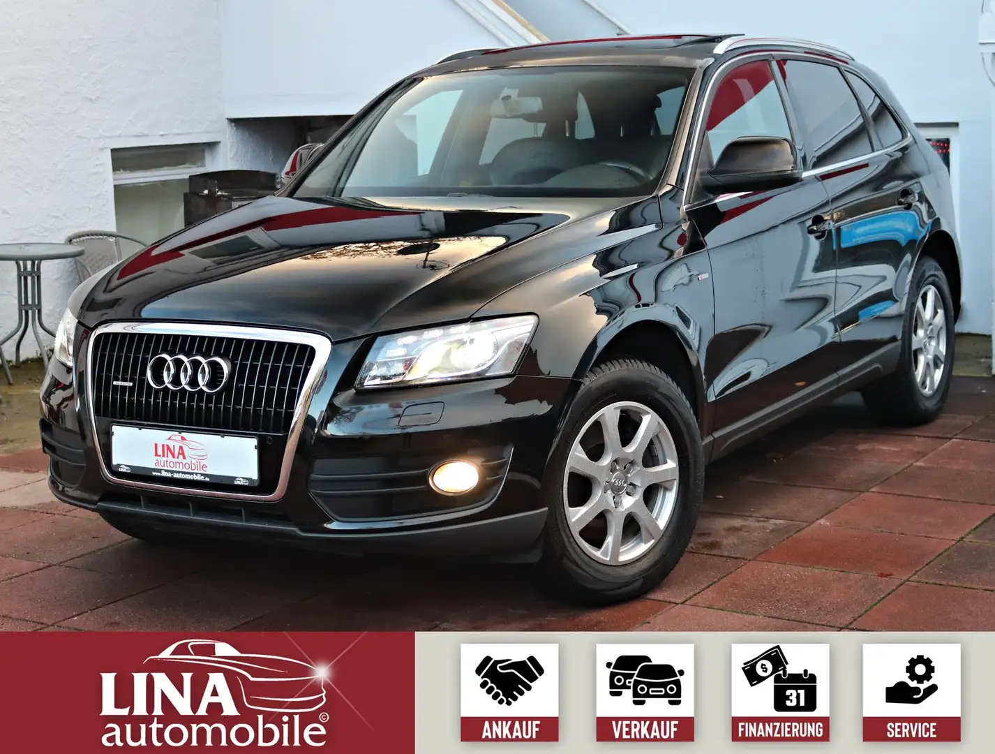 Audi Q5 3.2 FSI Quat. S-Line PANO*B&O*4xSHZ*NaviDVD* Noir - 1