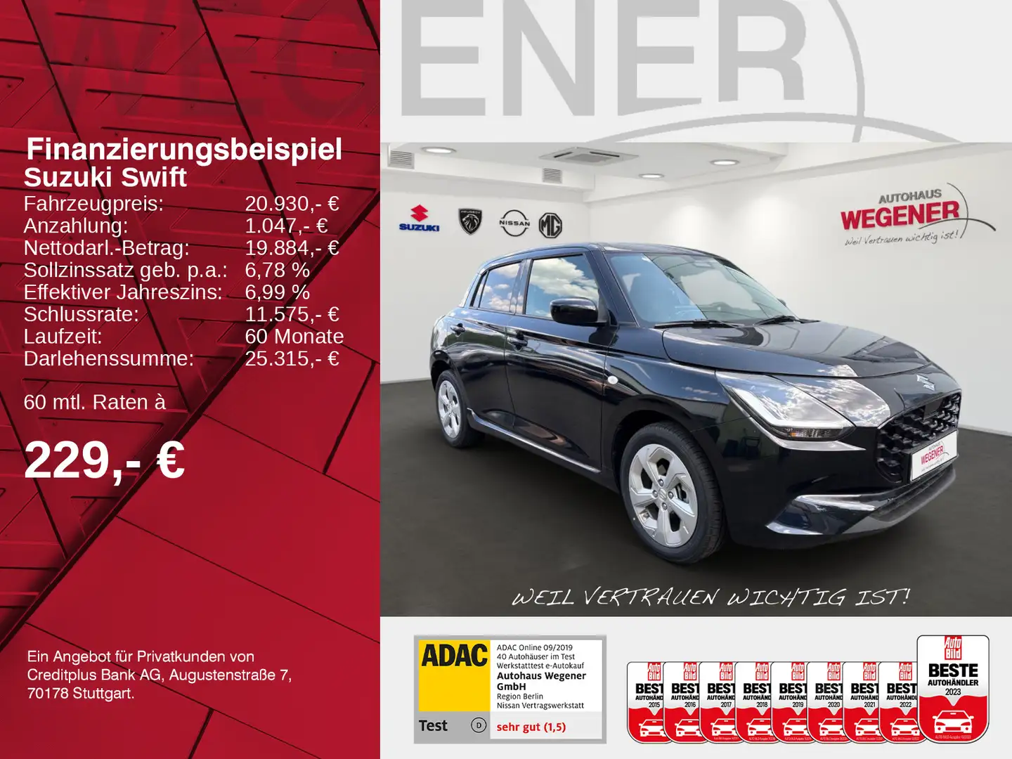 Suzuki Swift SWIFT COMFORT CVT HYBRID Zwart - 2