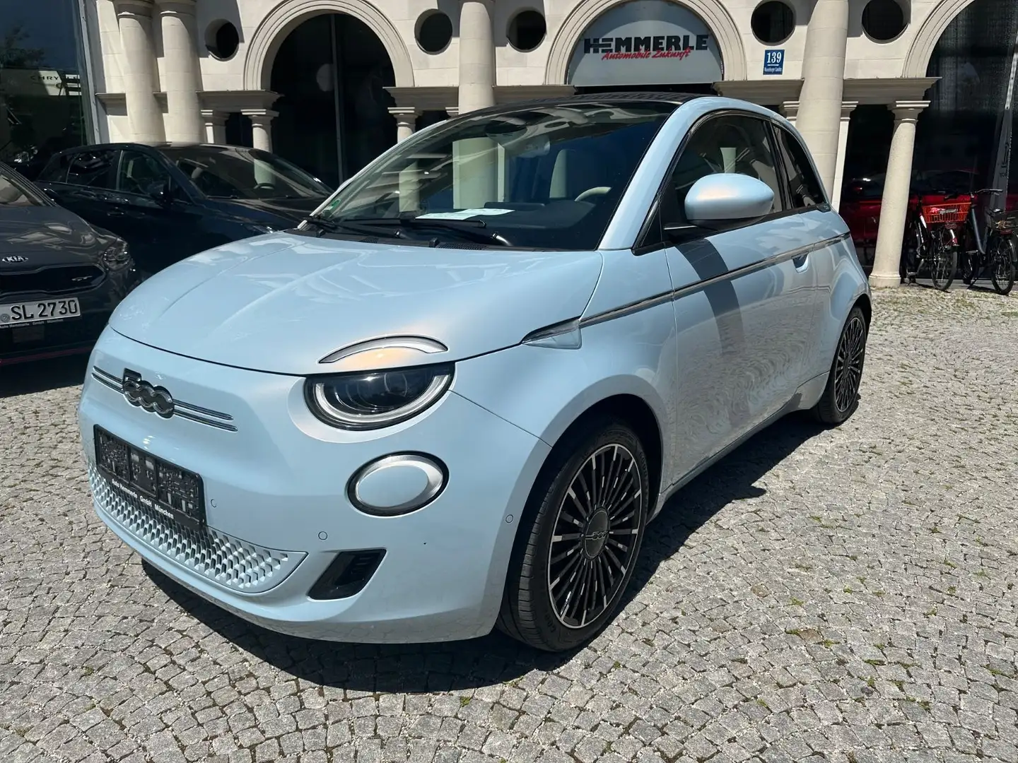 Fiat 500e 500C La Prima 42 kWh *Himmelblau*Sehr gepflegt* Blauw - 1