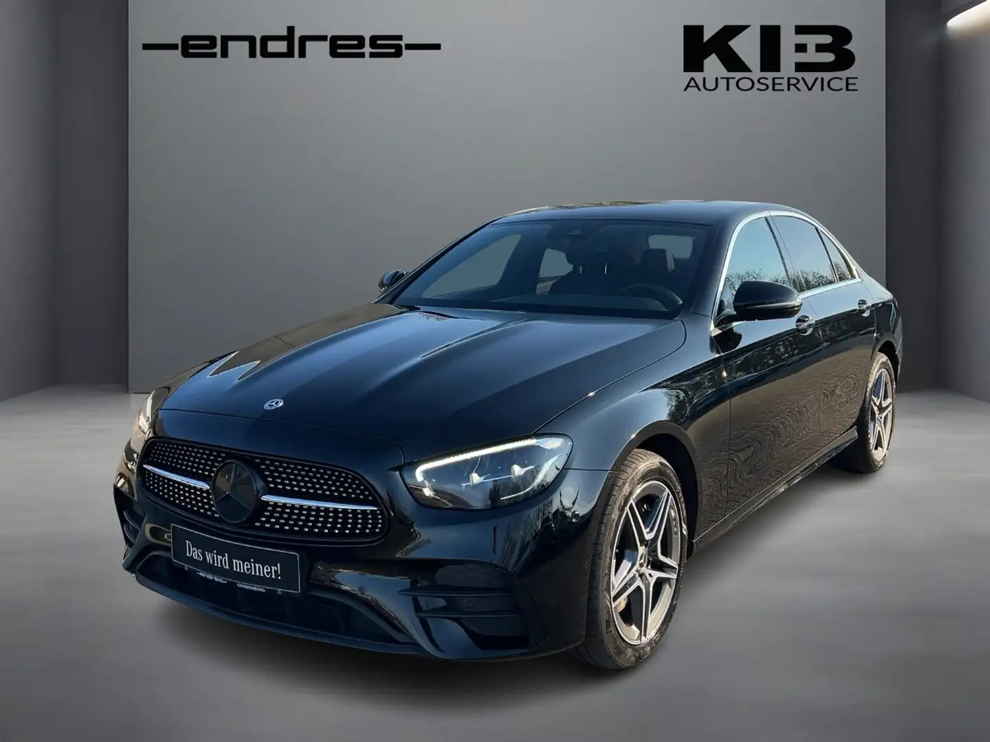 Mercedes-Benz E 300 e  AMG Line +Avantgarde+Wide+MBUX+LED+Navi Fekete - 1