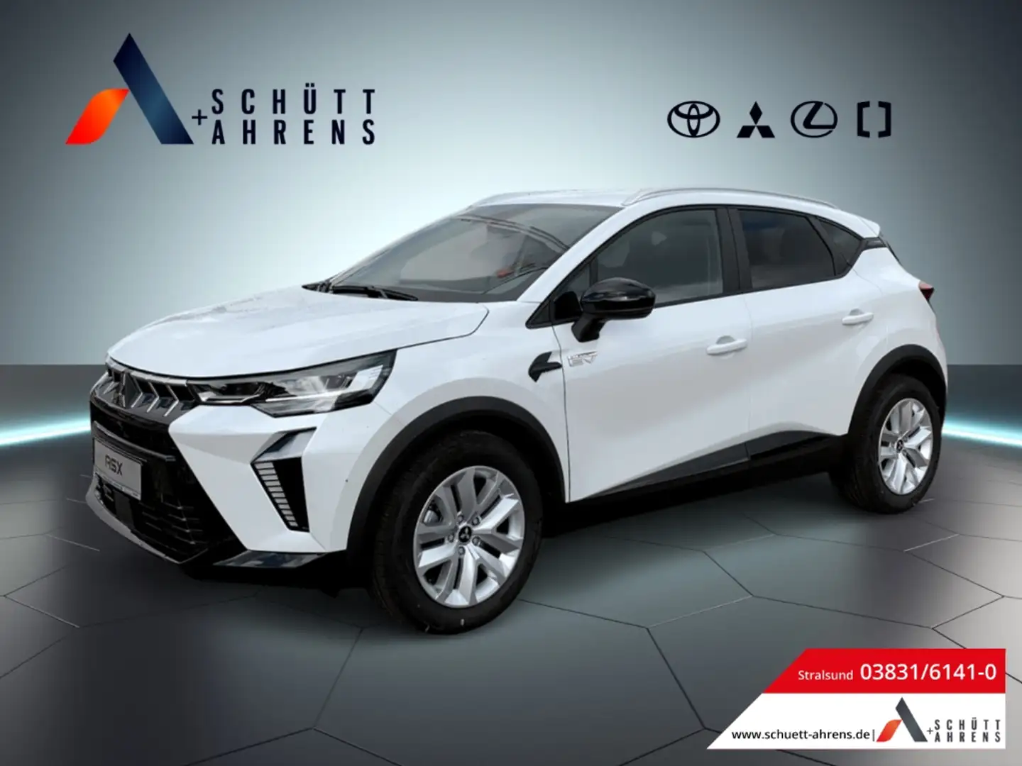 Mitsubishi ASX Plus Hybrid 1.6 EU6d Airbag, Android Auto, Apple C Blanc - 1
