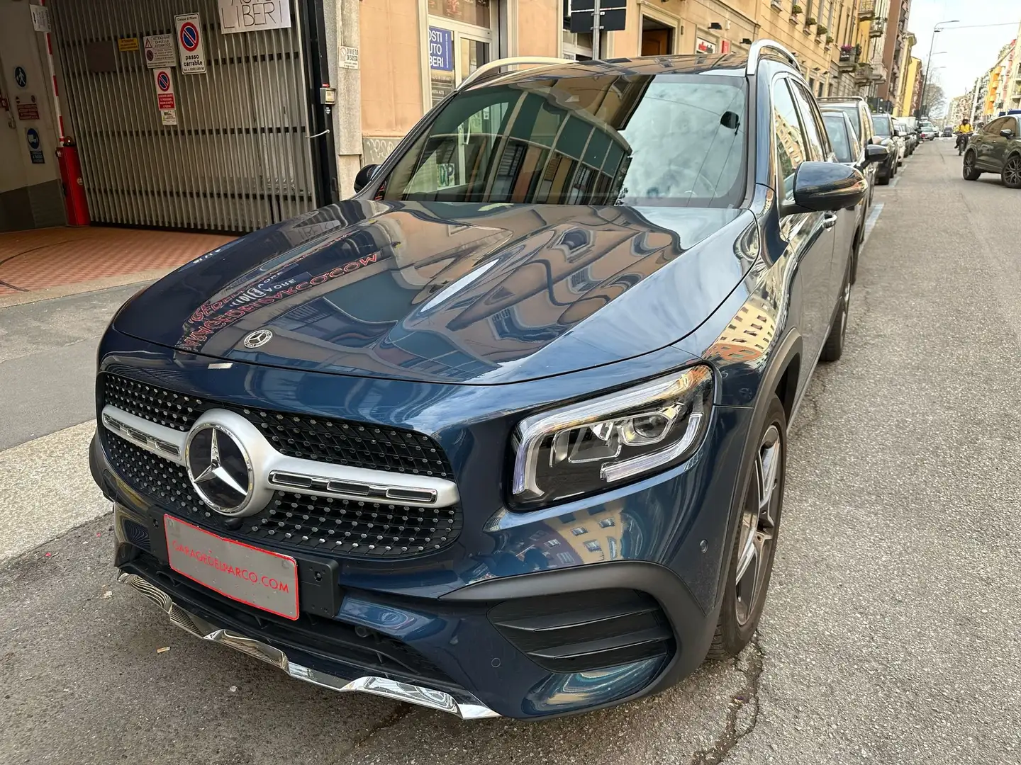 Mercedes-Benz GLB 200 PREMIUM AMG 4 MATIC TAGLIANDI  IVA ESP. UNIPROPRO. Blu/Azzurro - 2