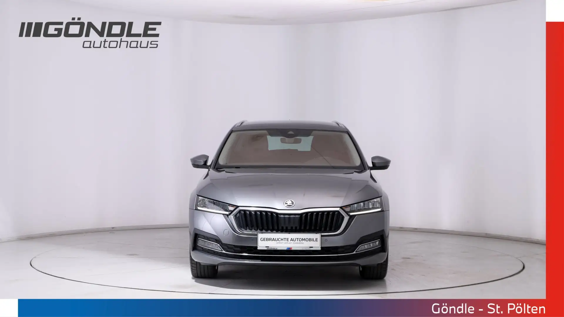 Skoda Octavia Combi 2,0 TDI Style DSG Grau - 2