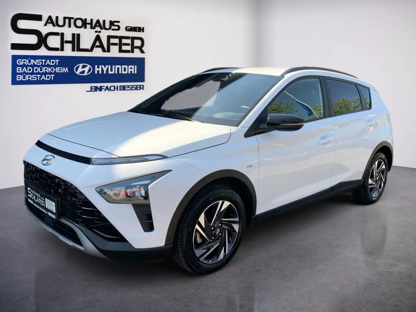 Hyundai BAYON 1.0 T-GDI 7-DCT Connect & Go Mild-Hybrid N Weiß - 1