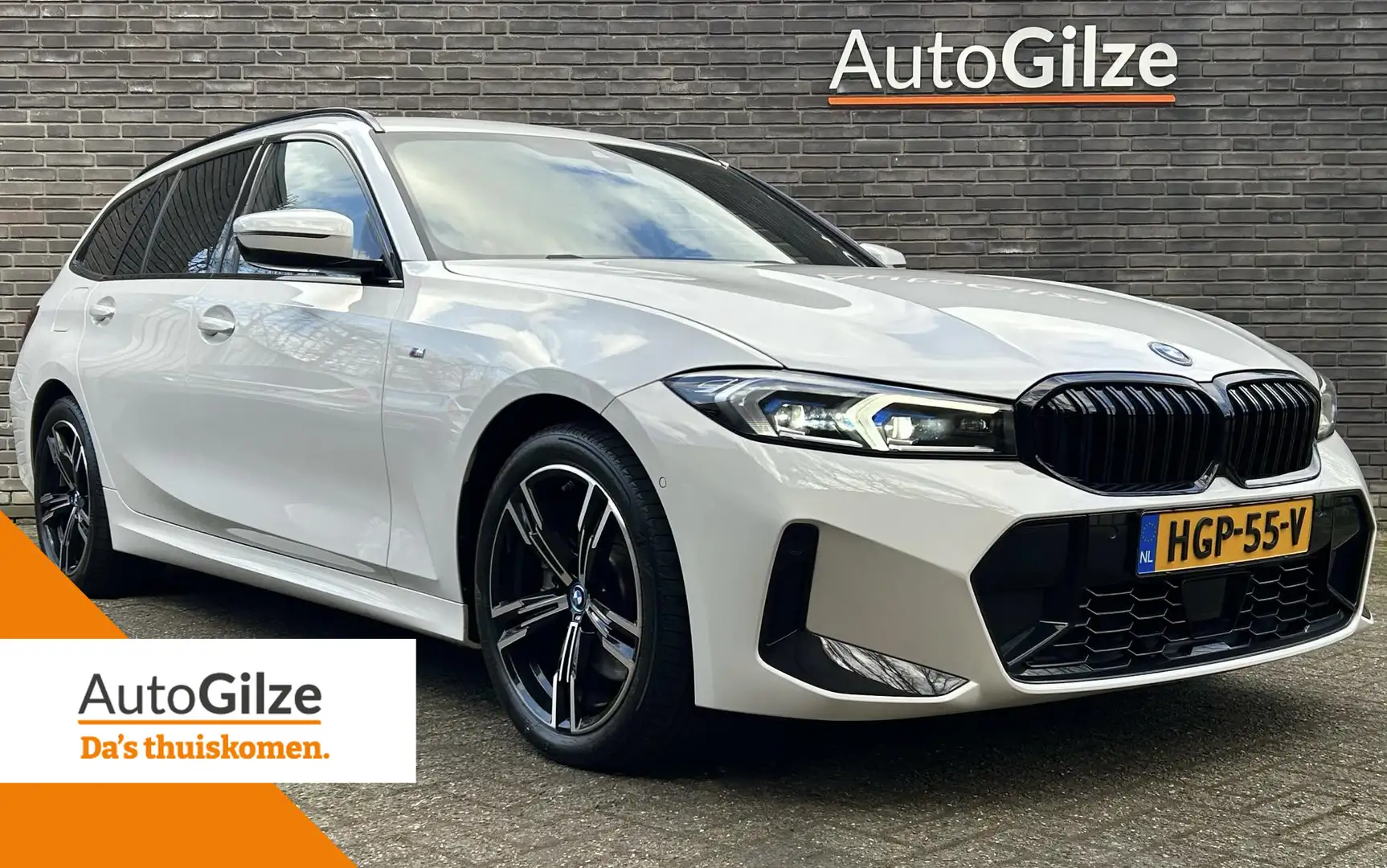BMW 330 3-serie Touring 330e M-Sport Shadow Line l Adaptiv Wit - 1