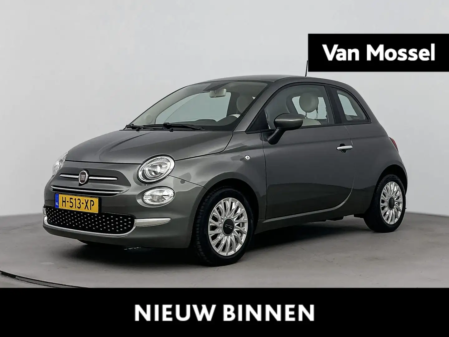 Fiat 500 1.0 Hybrid Lounge | Apple Carplay | Navigatie | Ai Grijs - 1