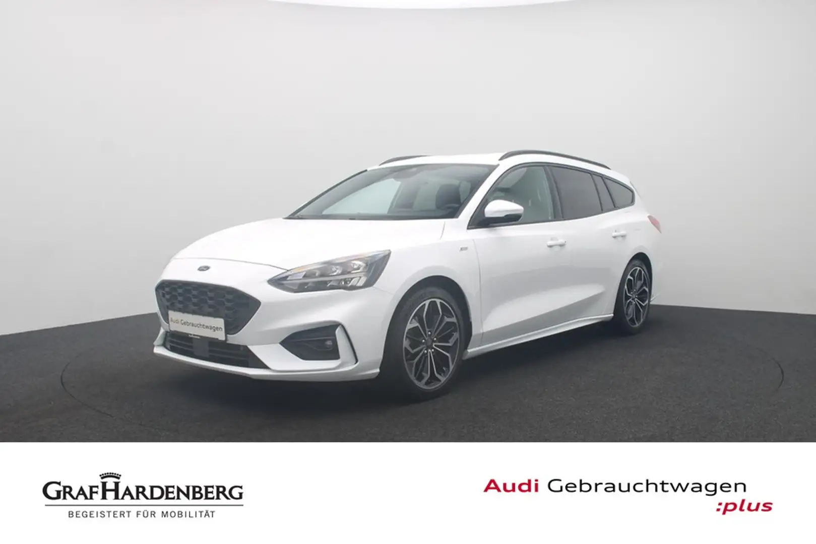 Ford Focus Turnier 1.0 ST-Line LED Navi HuD Blanc - 1