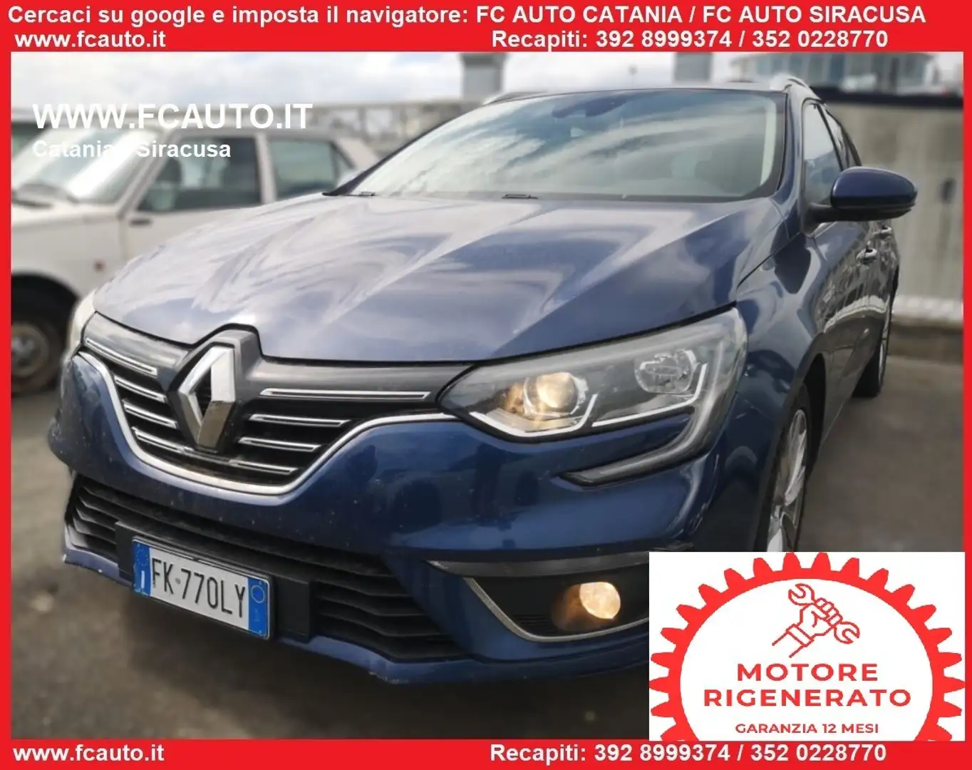 Renault Megane Mégane Sporter dCi 8V 110 CV EDC Energy Bose Blu/Azzurro - 1