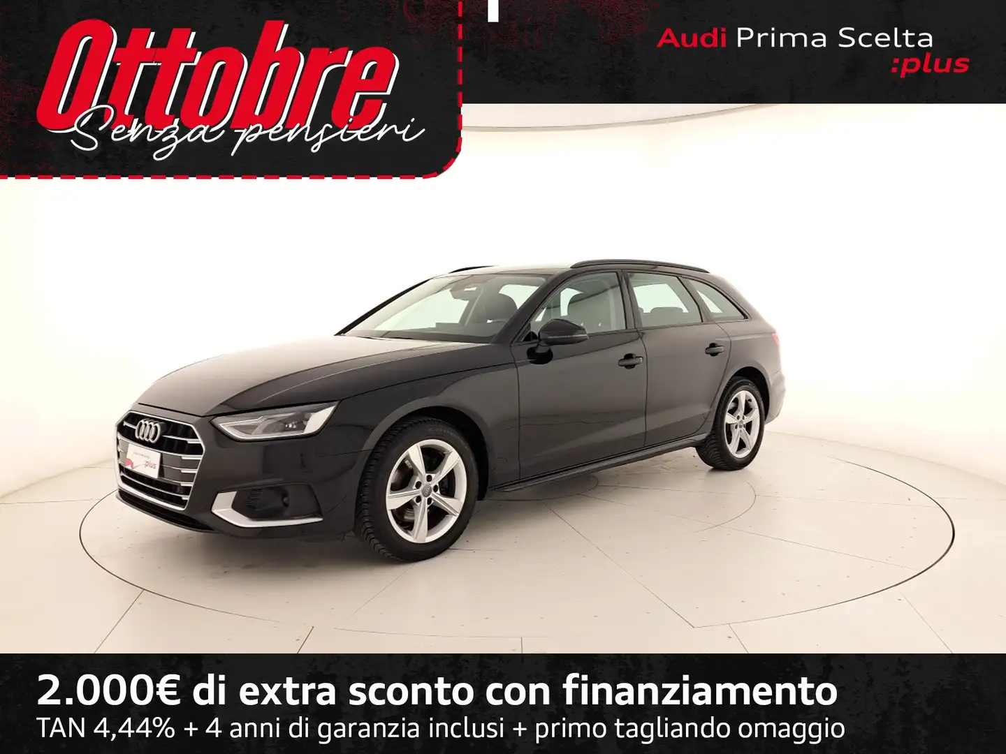 Audi A4 avant 35 2.0 tdi mhev business advanced 163cv s-tr Schwarz - 1
