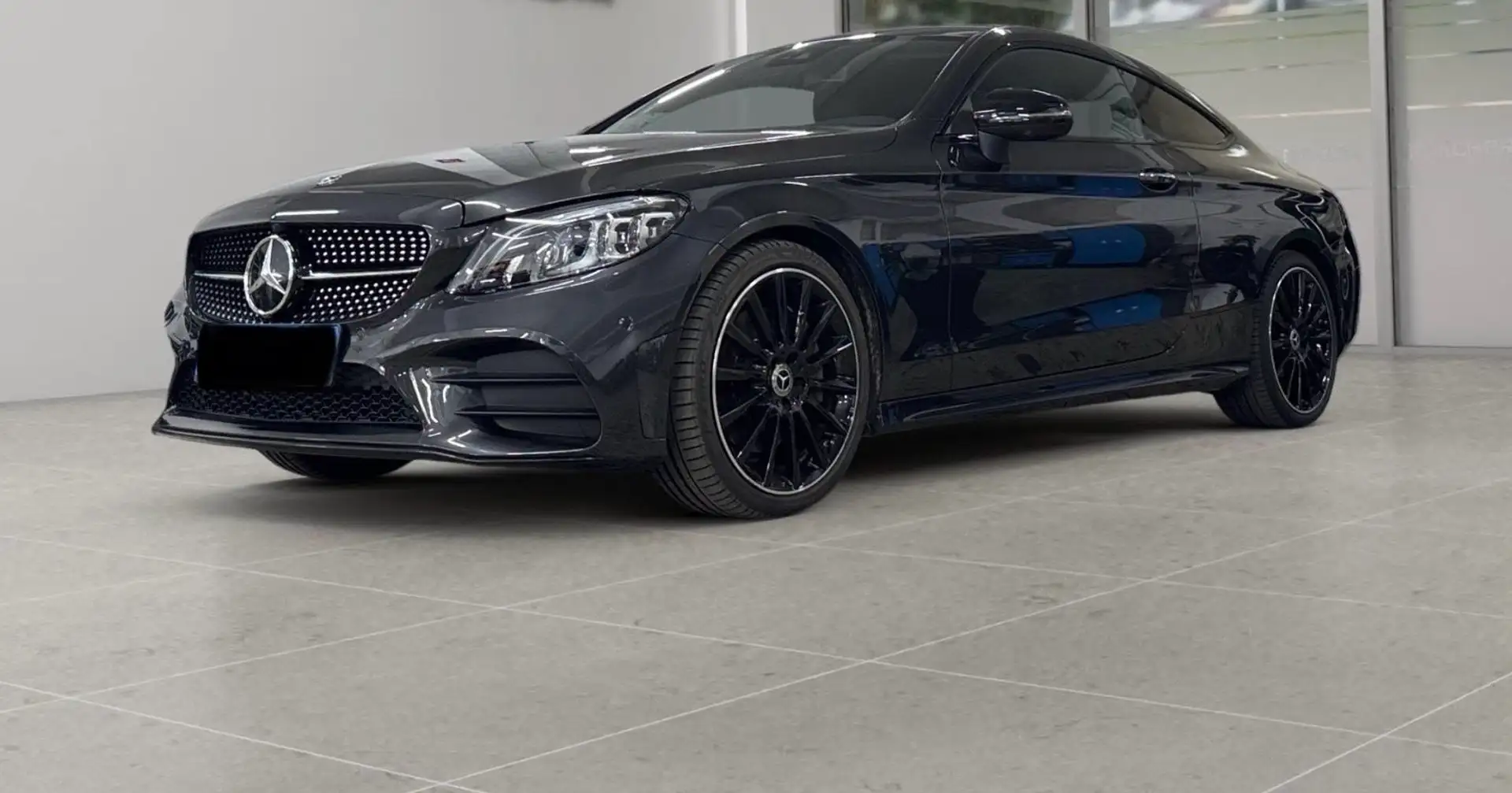 Mercedes-Benz C 300 C Coupe 300 Premium Plus auto Grigio - 1