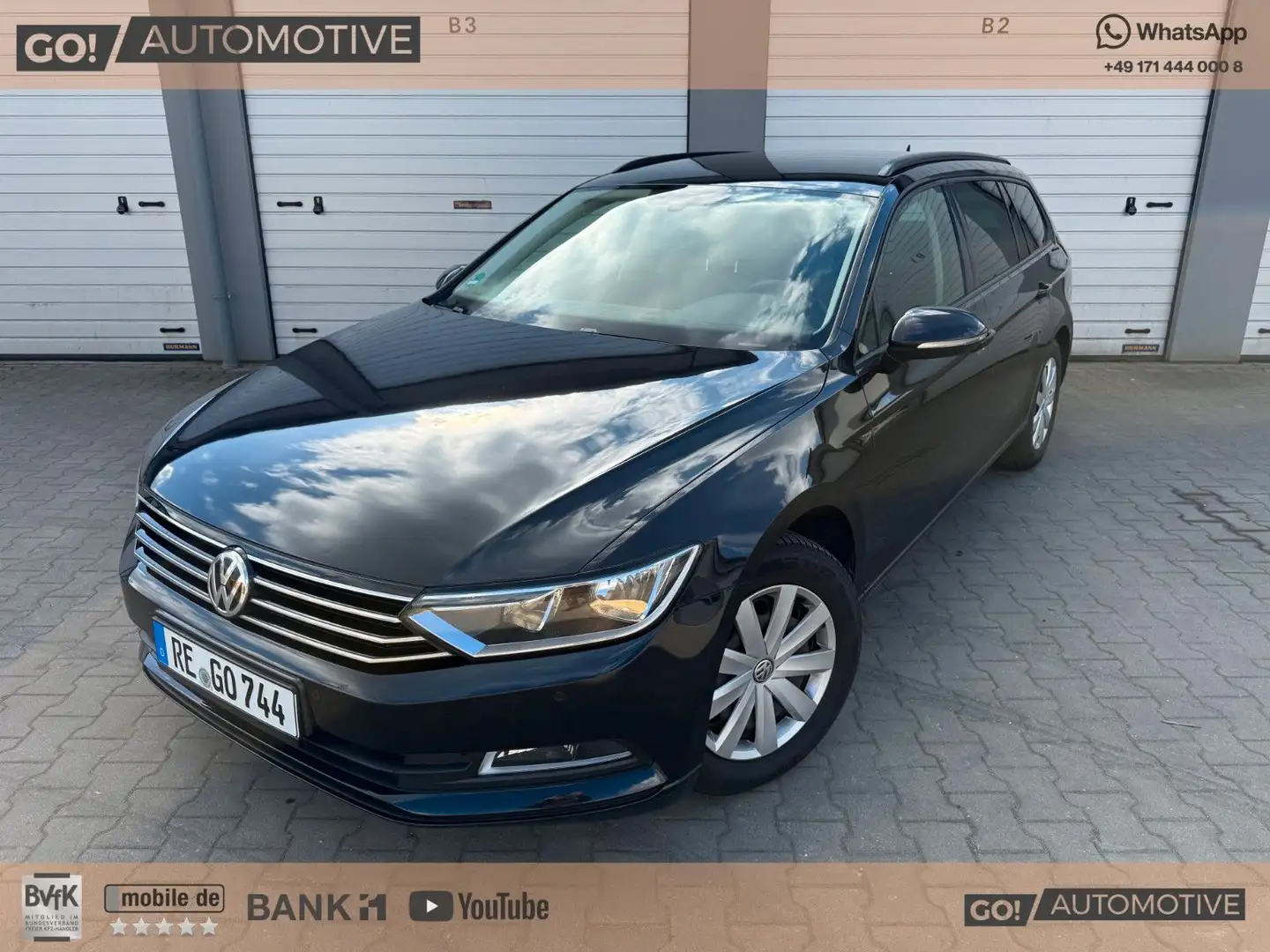 Volkswagen Passat Variant 2.0 TDI+DSG+AHK+Navi+ACC+TOP! Zwart - 1