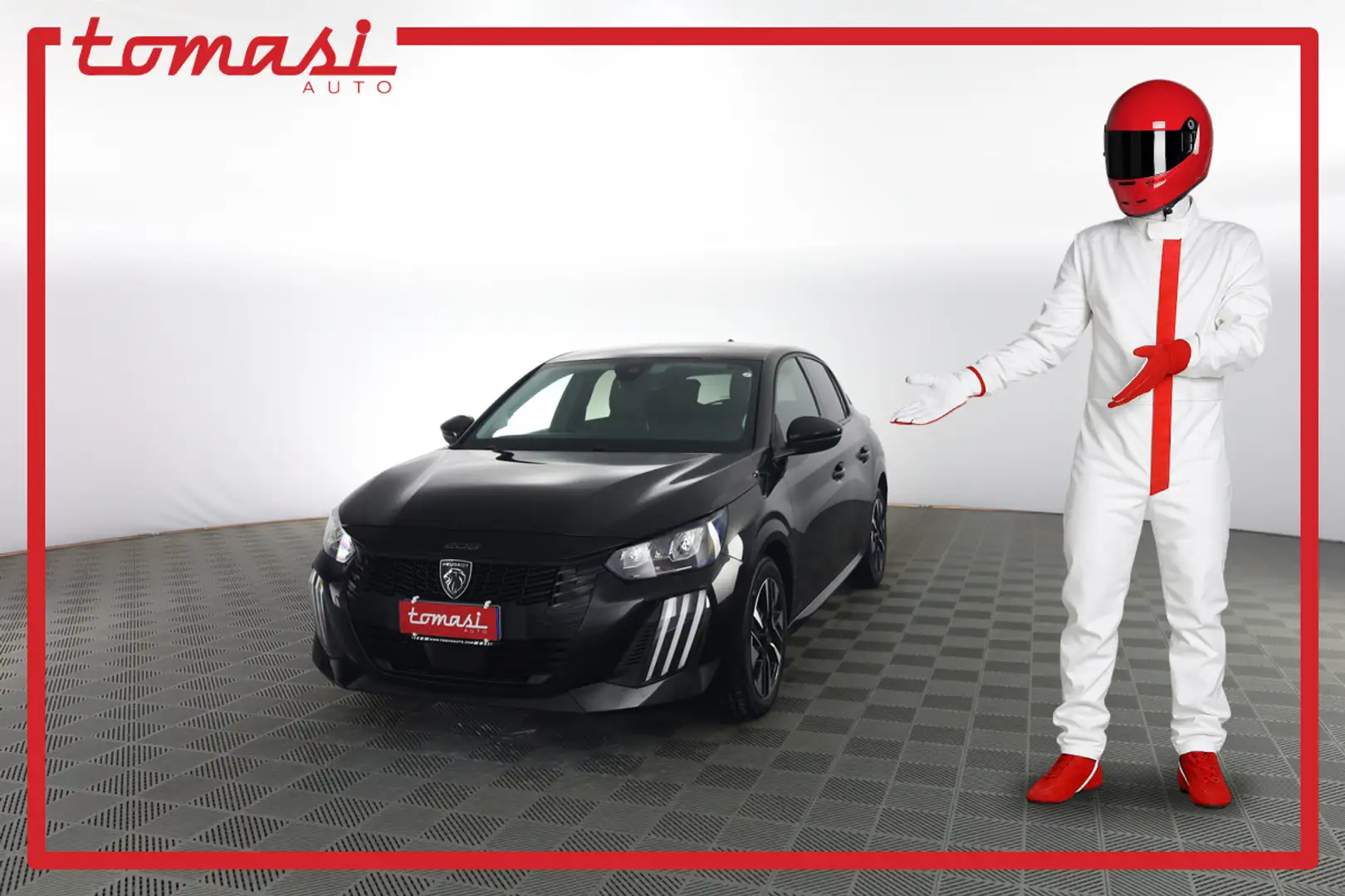 Peugeot 208 PureTech 100 S&S 5 porte Allure Schwarz - 1