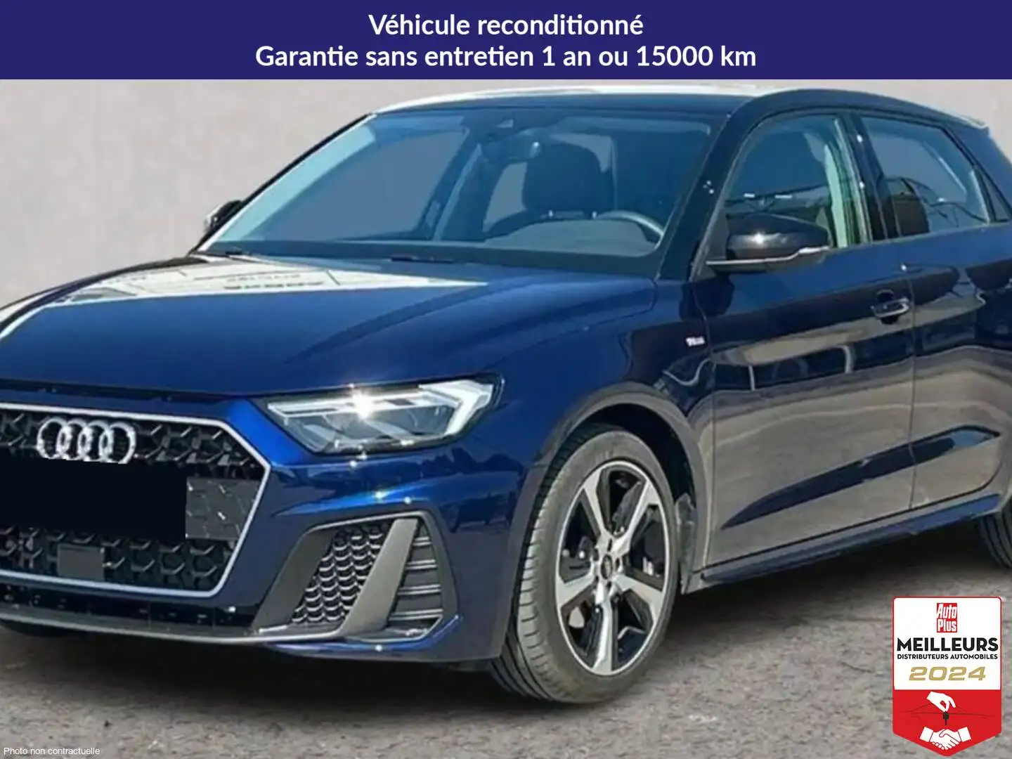 Audi A1 30 TFSI 116 Design +Pack S-Line Bleu - 1