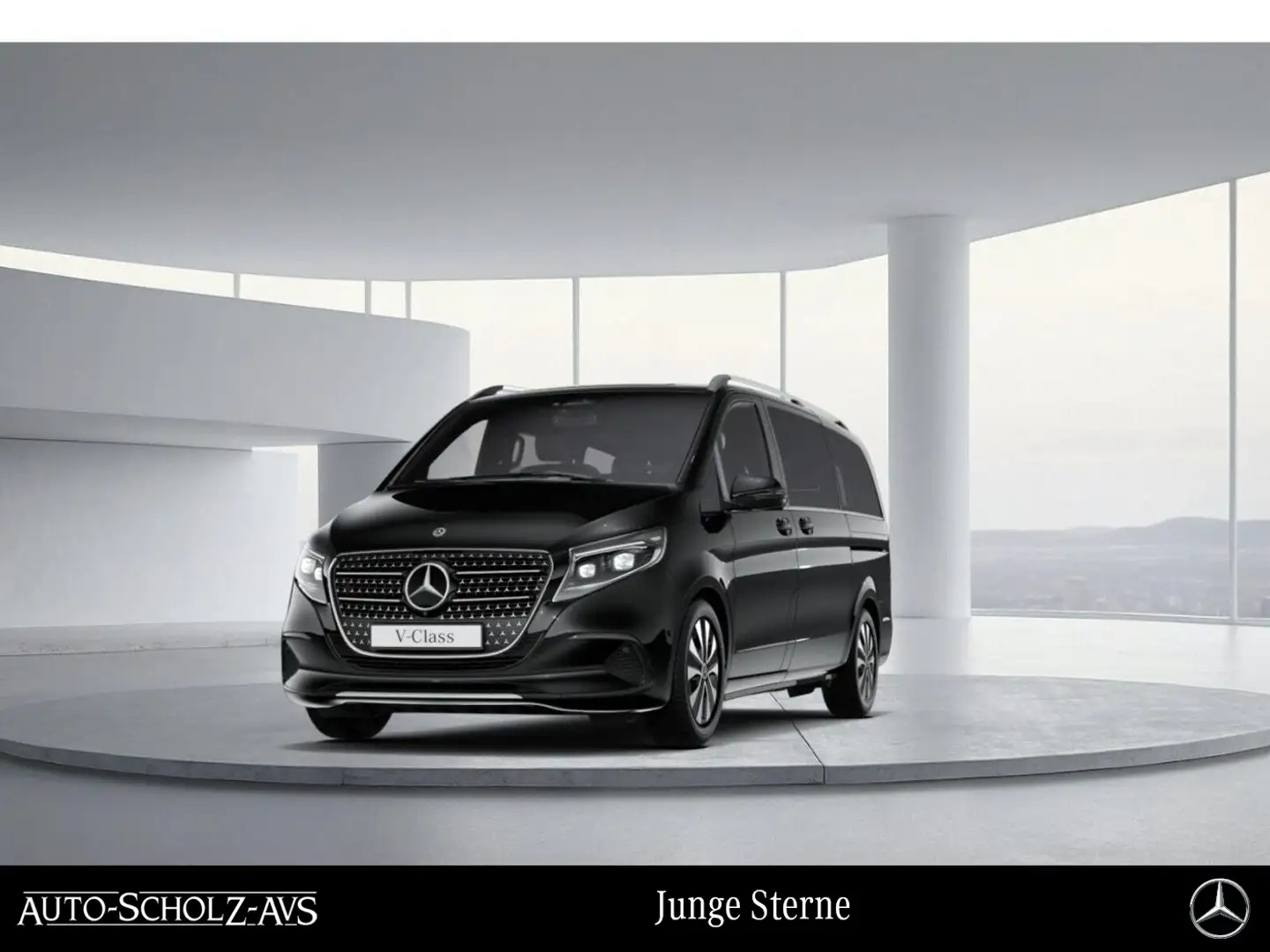 Mercedes-Benz V 300 d AVANTGARDE Lang AHK*360°*AR-Navi*Easy-P* Schwarz - 1