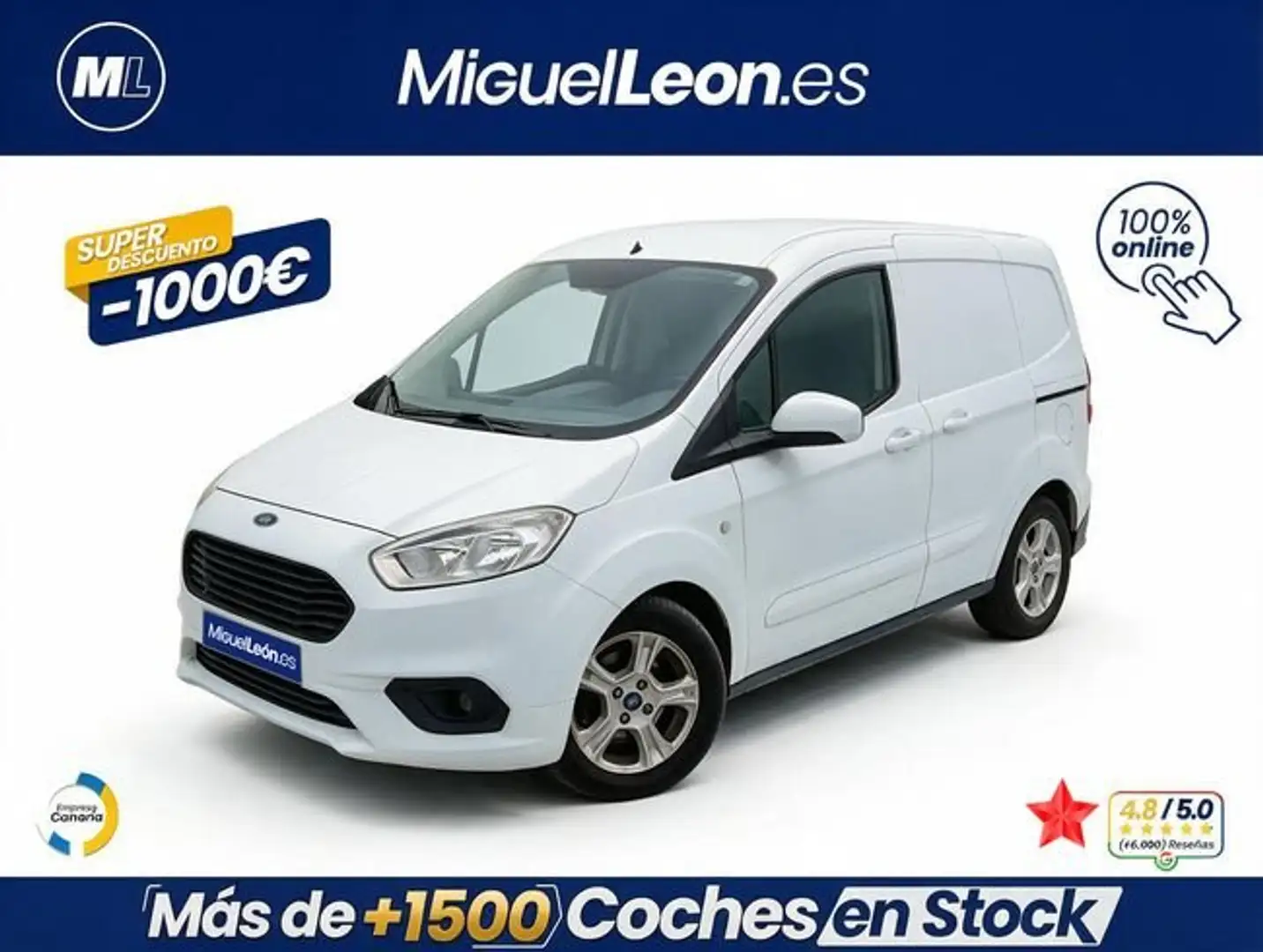 Ford Transit Courier 1.0 EcoBoost 75kW Limited Blanco - 1