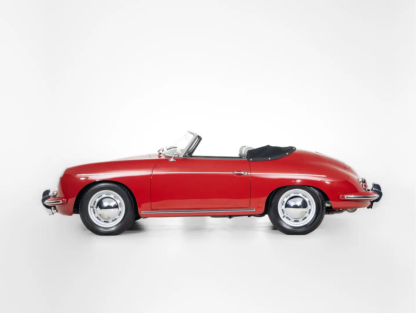 Porsche 356 BT5 1600 Roadster by D'Ieteren Rood - 2