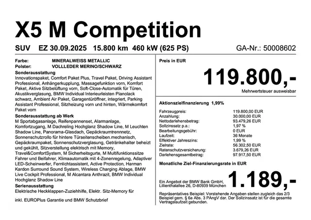 BMW X5 M view 3