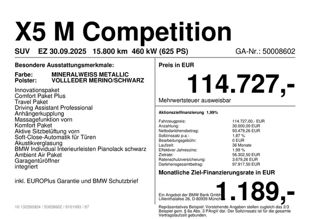 BMW X5 M view 2