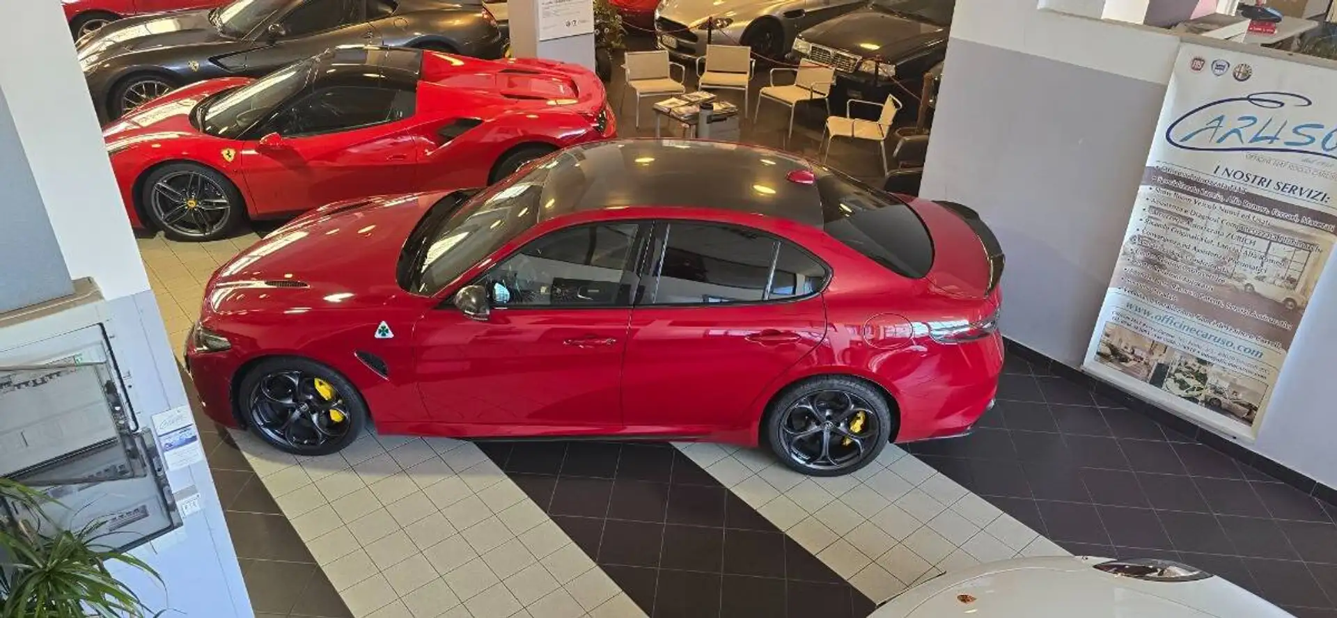 Alfa Romeo Giulia Giulia Quadrifoglio 510cv CCM-HARMAN-AKAPOVICK Rot - 2
