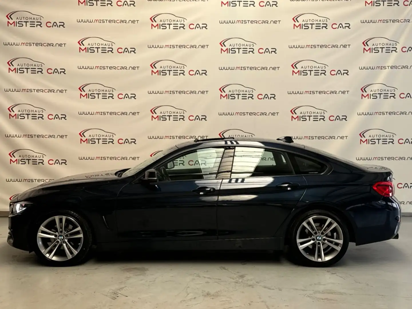 BMW 420 420i GC Sport Line Aut GSHD/Navi/LED/PDC/SHZ/18 Blau - 2