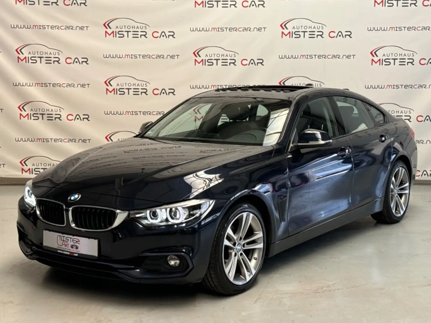 BMW 420 420i GC Sport Line Aut GSHD/Navi/LED/PDC/SHZ/18 Blau - 1