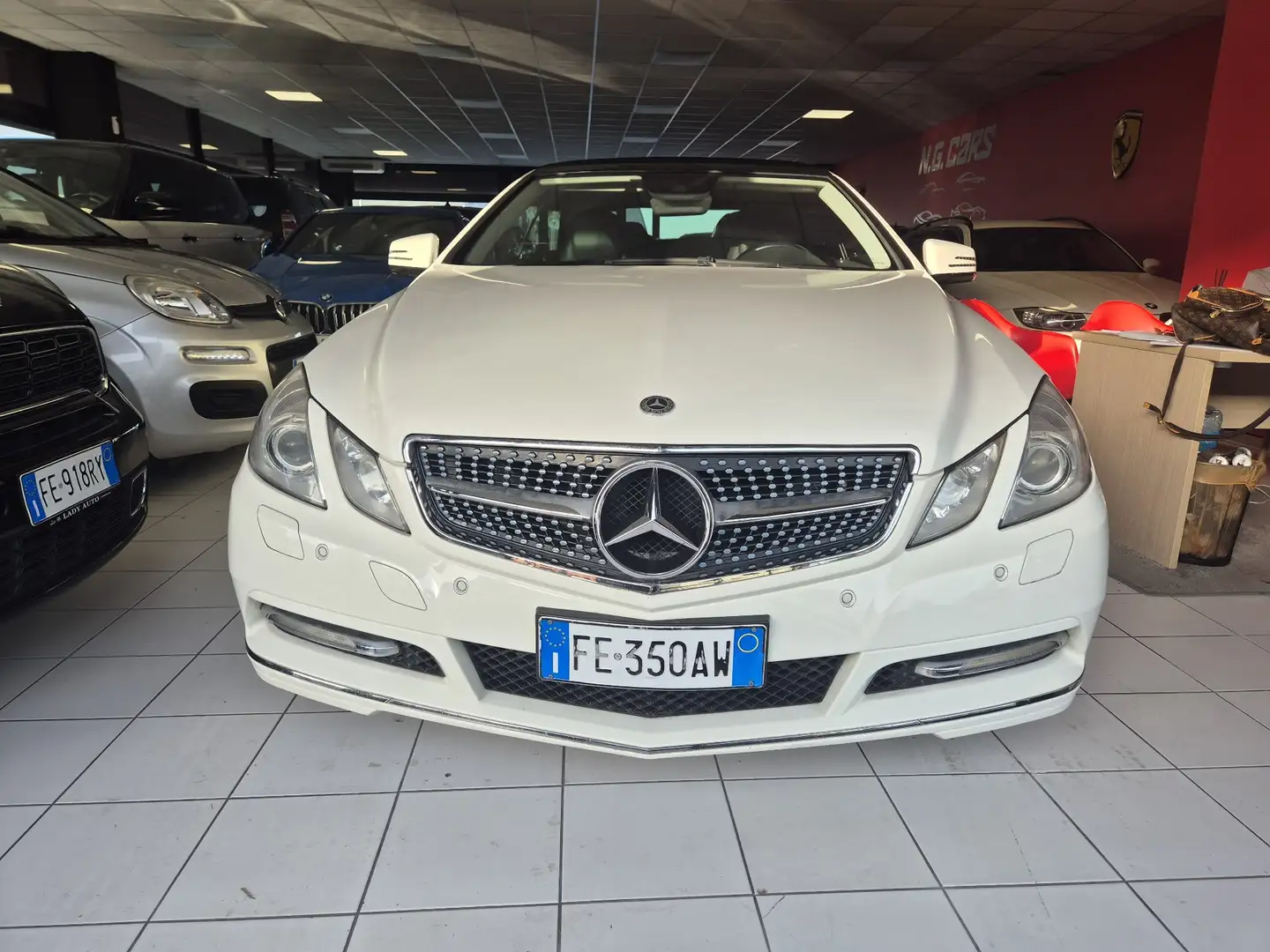 Mercedes-Benz E 220 E Cabrio 220 cdi Avantgarde Fatt. service perfetta Bianco - 1