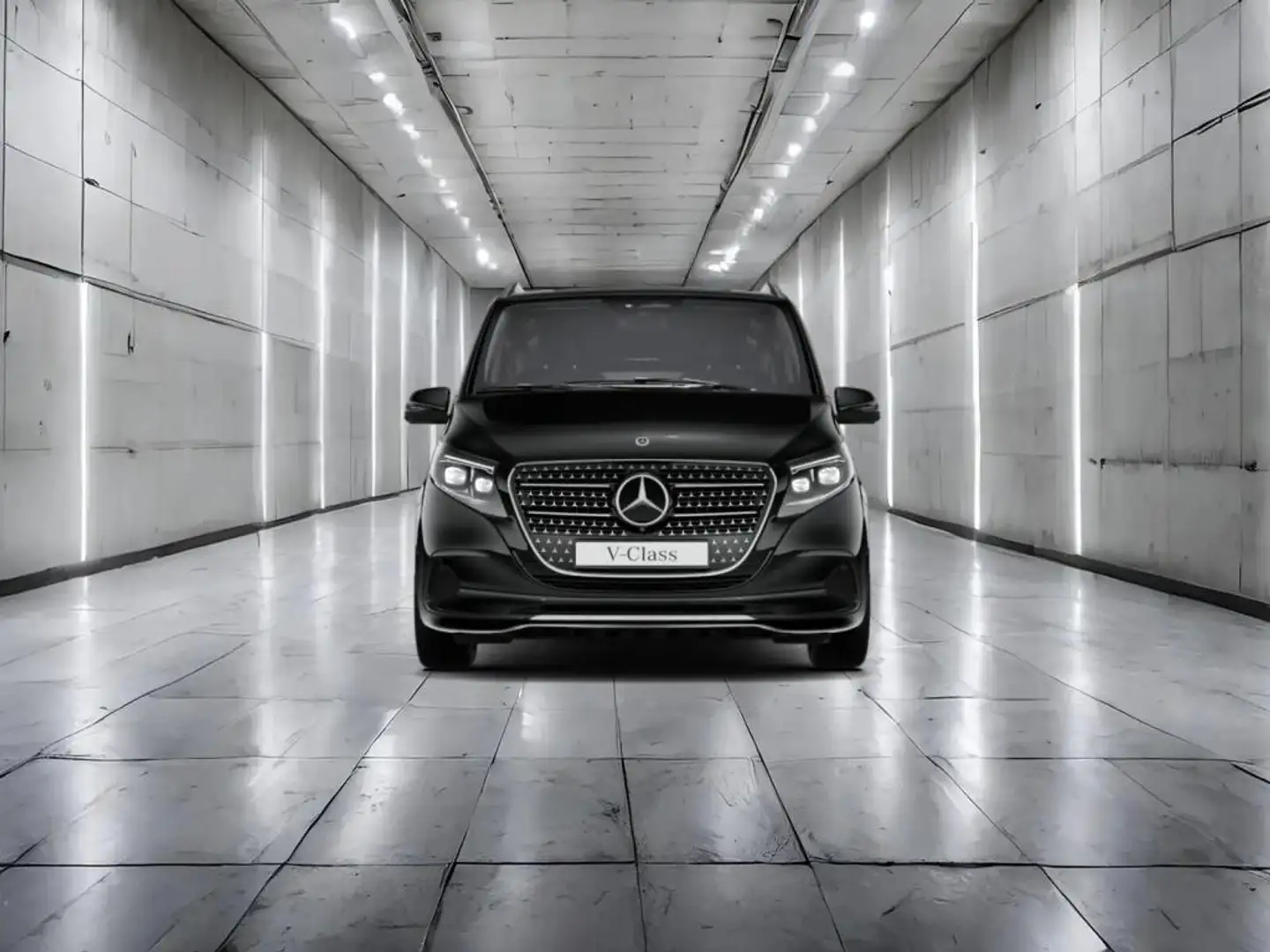 Mercedes-Benz V 250 AVANTGARDE 4M+DITRO+MBUX+LED+360°K+AHK+DAB Noir - 2