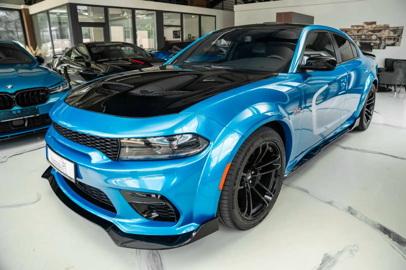 Dodge Charger 6,4 SCAT PACK WIDEBODY LED KAMERA Blau - 1