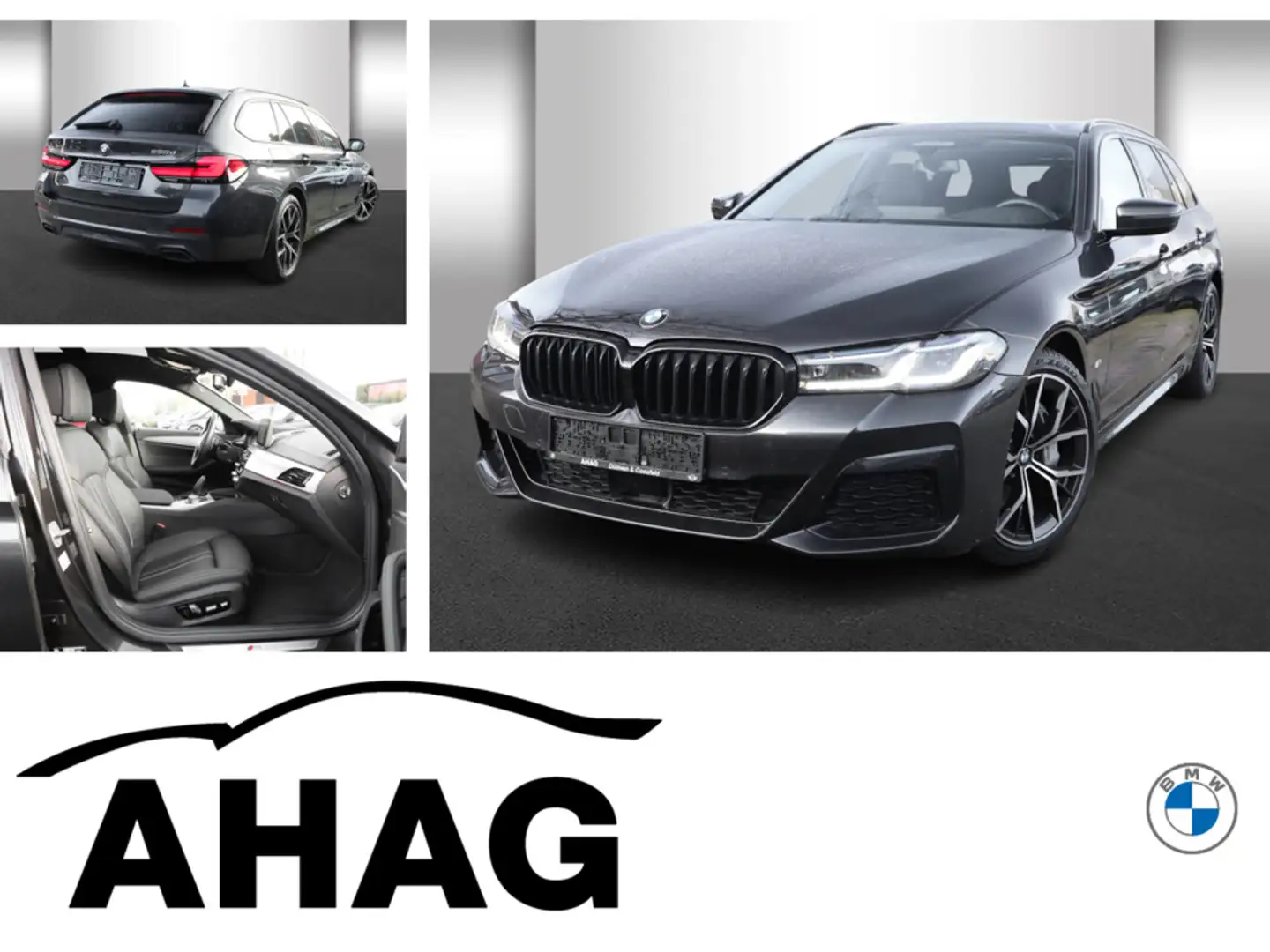 BMW 530 d xDrive Touring M Sportpaket Innovationsp. Gris - 1