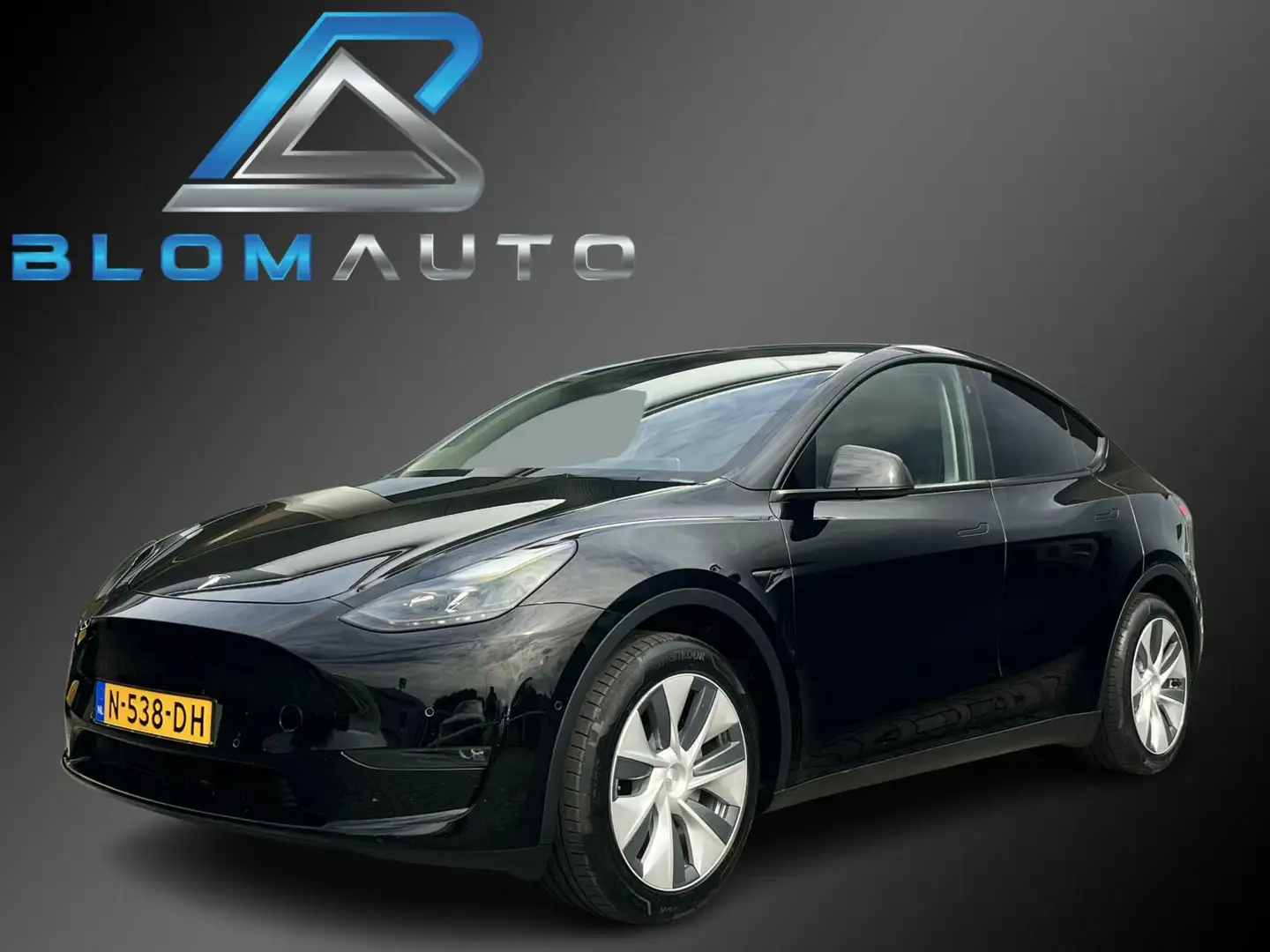 Tesla Model Y Long Range AWD 75 kWh 352PK TREKHAAK+AUTOPILOT Schwarz - 1