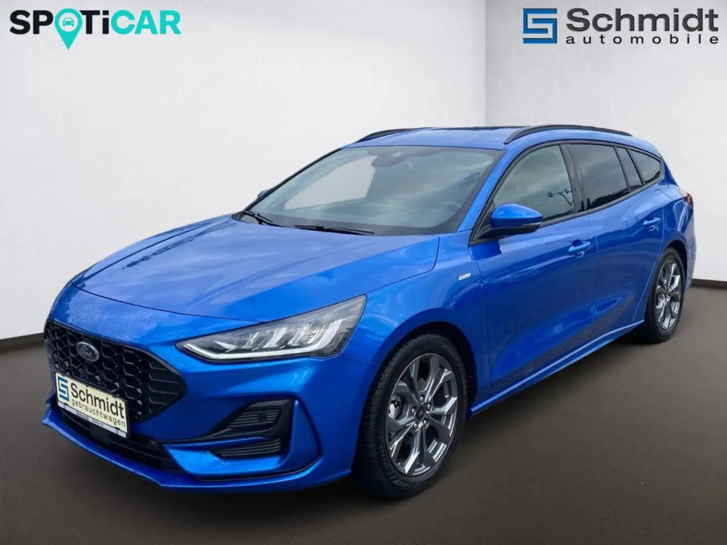 Ford Focus Turnier 1,5 EcoBlue ST-Line Aut. Blau - 2
