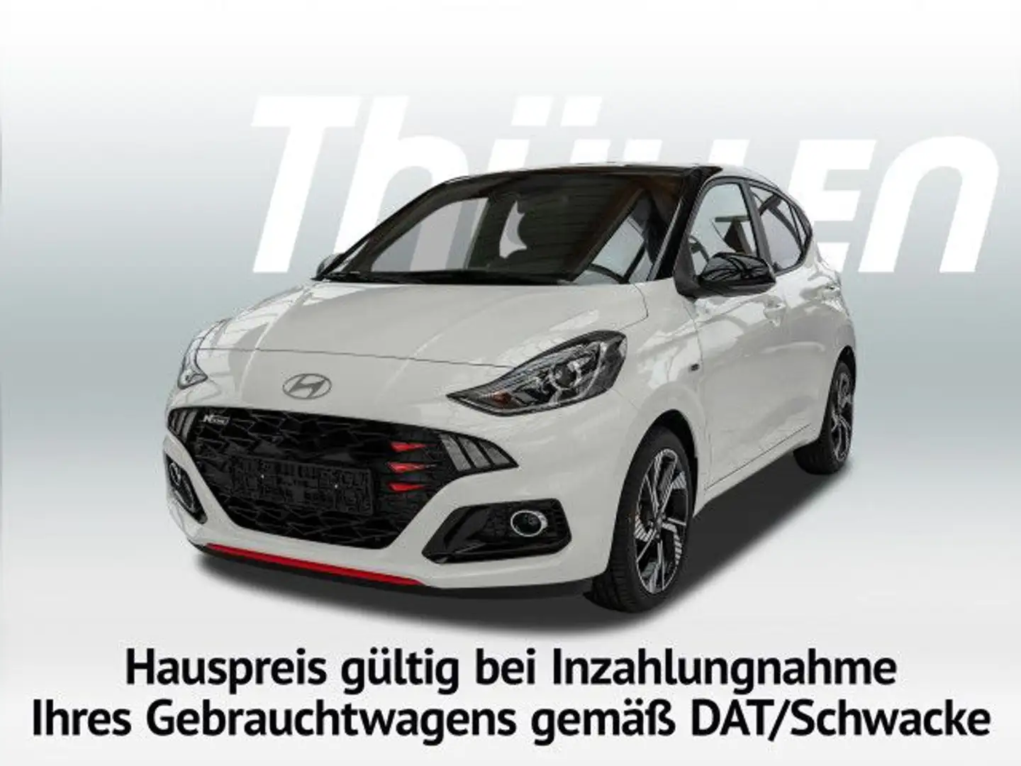 Hyundai i10 N-Line 1.0 Turbo Benzin Bluetooth Navi Klima Blanco - 1