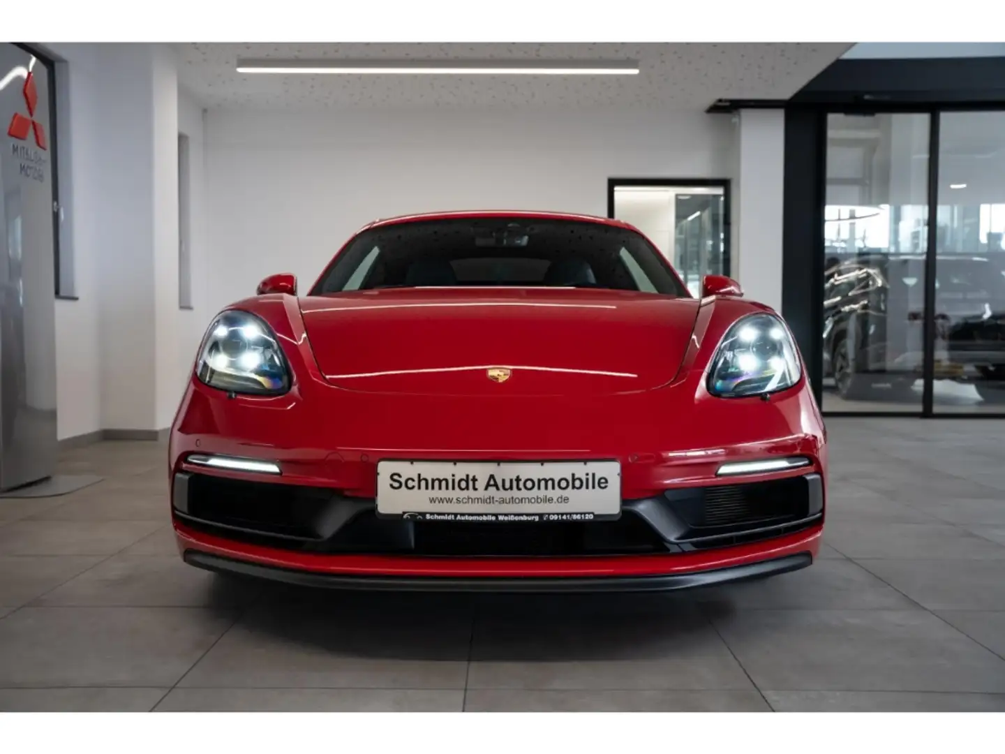 Porsche Cayman 718 Sondermodell GTS Techart Heckspoiler Rojo - 2