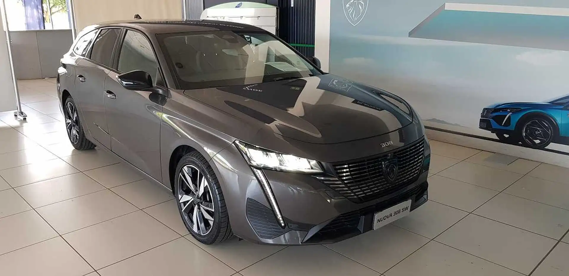 Peugeot 308 Nuova 308 BlueHDi 130 S&S EAT8 SW Allure Grijs - 1