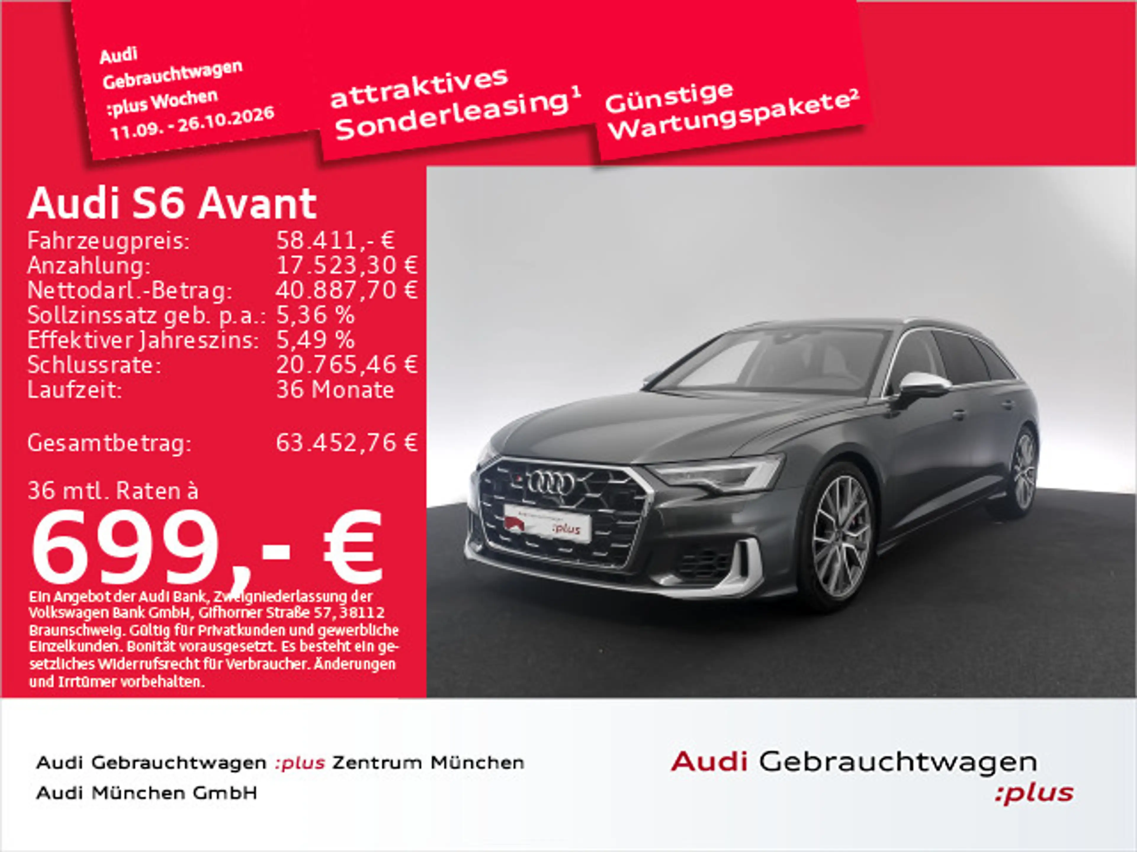Audi S6 TDI Luftfed/B&O/Allradlenkung