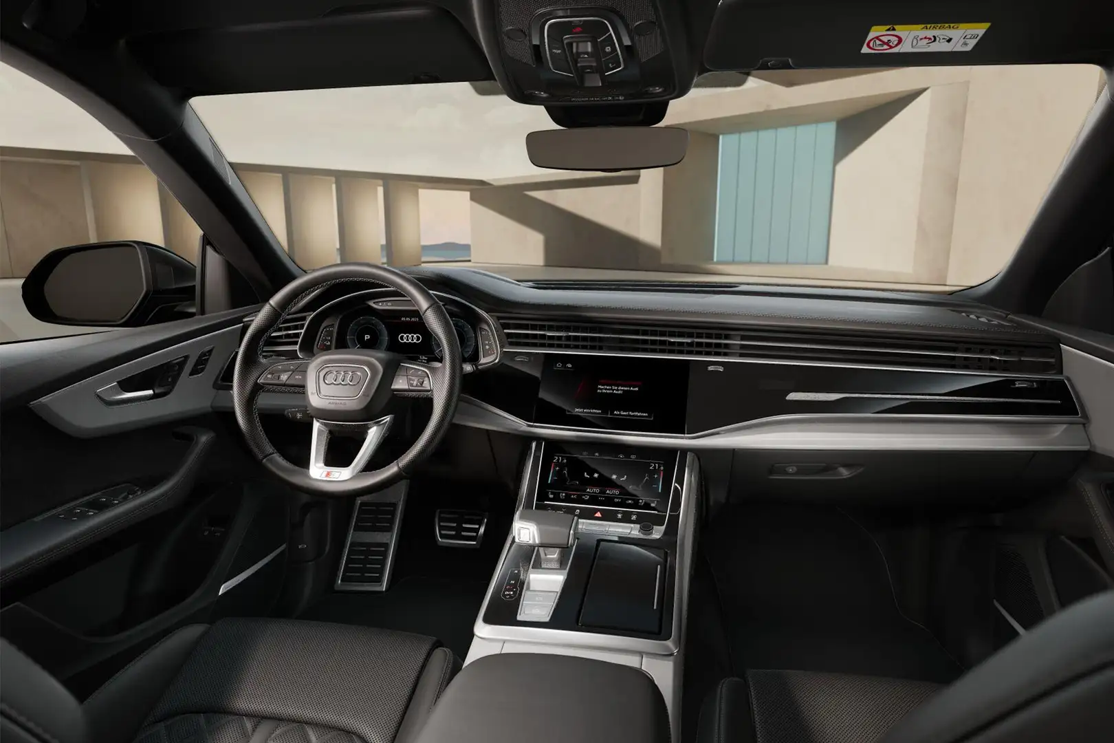 Audi Q8 55 TFSI e Automaat quattro Pro Line S Zwart - 2
