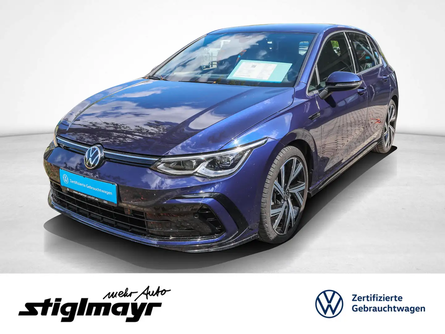 Volkswagen Golf R-Line 1.5 eTSI DSG KAMERA+Standheizung+18´ Bleu - 1