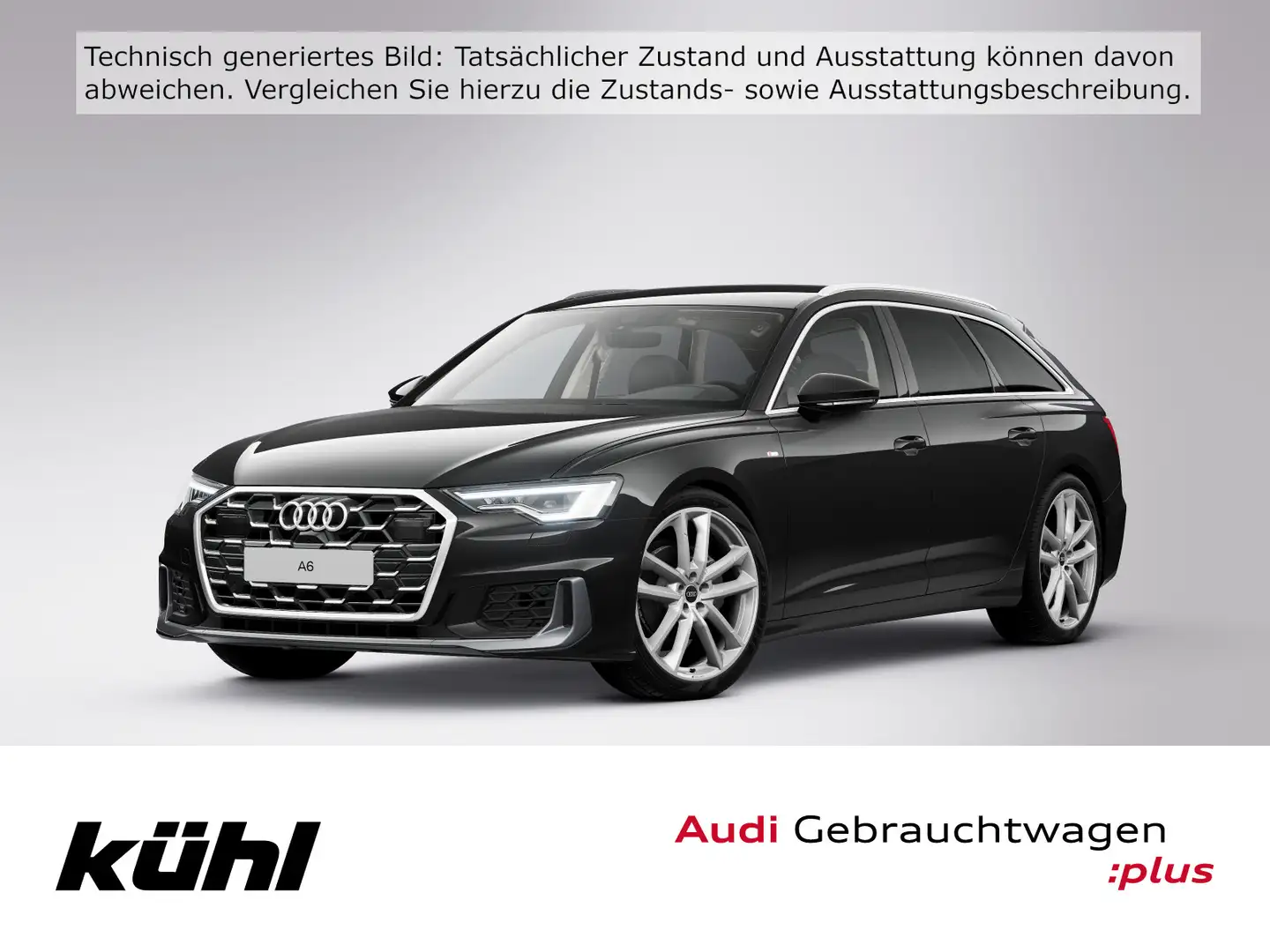 Audi A6 35 TDI S tronic S line LED/ACC/Standhzg Schwarz - 1