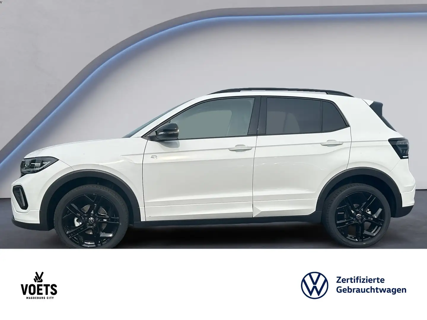 Volkswagen T-Cross 1.0 TSI R-Line DSG+KAM+IQ-LIGHT+DIGICOCKPIT Blanc - 2