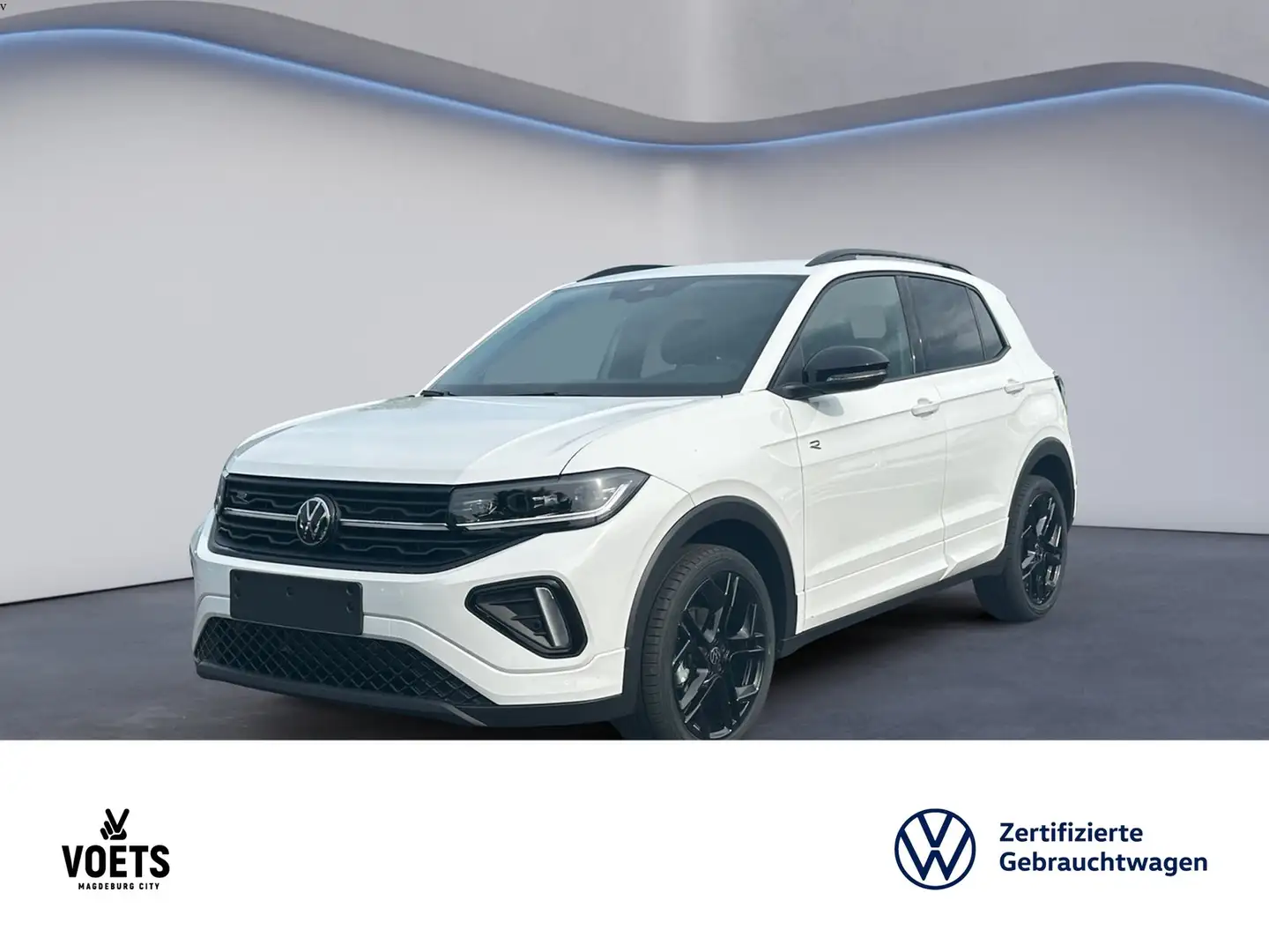 Volkswagen T-Cross 1.0 TSI R-Line DSG+KAM+IQ-LIGHT+DIGICOCKPIT Wit - 1