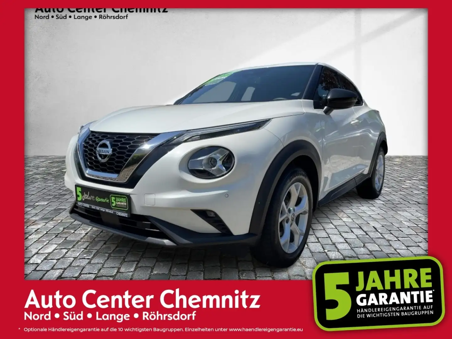 Nissan Juke 1.0 DIG-T N-Connecta Navi/SHZ/Kamera/PDC/LED Weiß - 1