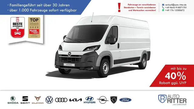 Opel Movano Cargo Kastenwagen verblecht L3H2 3.5t ...