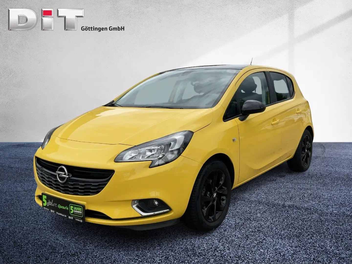 Opel Corsa E 1.4 Color Edition +LM W-Paket PDC Geel - 1
