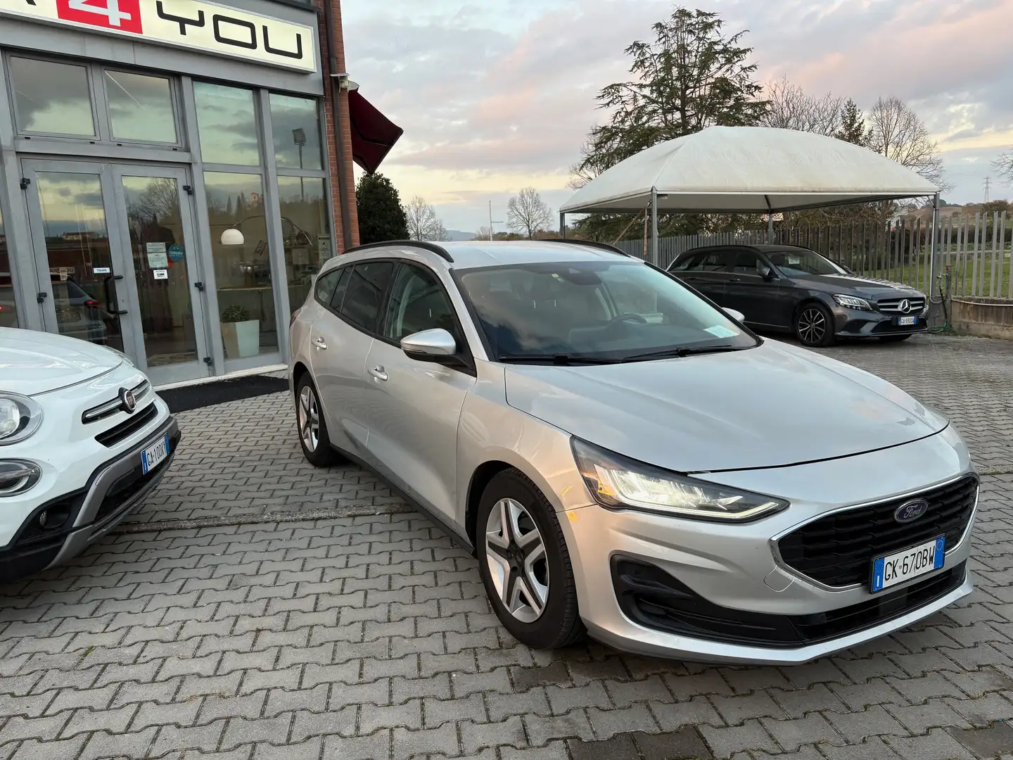 Ford Focus Focus V SW 1.5 ecoblue Business 120cv auto Argento - 2