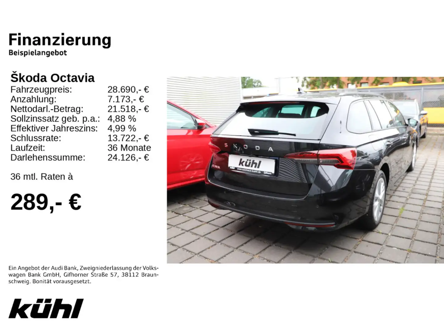 Skoda Octavia IV Combi 1.5 TSI mHEV DSG Selection Schwarz - 2